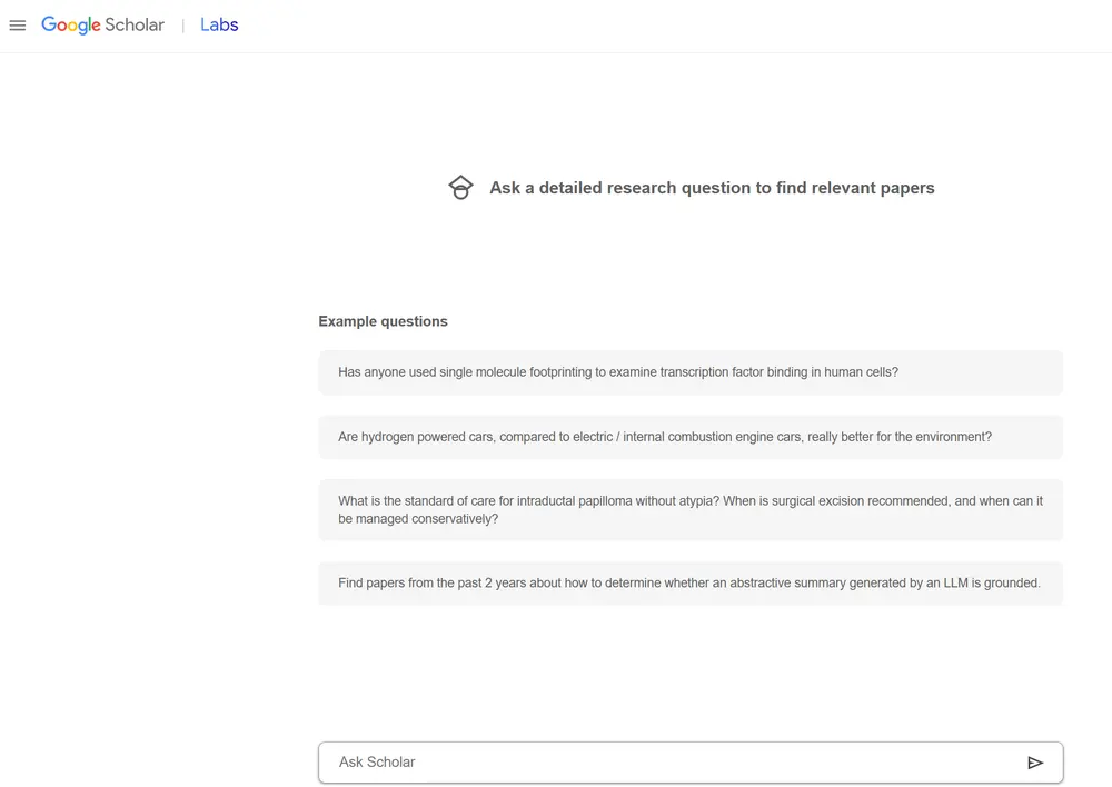 Abbildung zu: Google Scholar Labs (Link)